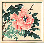 Chikuseki active ca. 1900 - Peony and Butterfly - artelino Art Auctions. Chikuseki active ca. 1900 - Peony and Butterfly