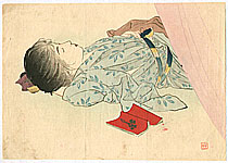 Hanko Kajita 1870-1917 - Sleeping Beauty - artelino Art Auctions. Hanko Kajita 1870-1917 - Sleeping Beauty