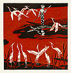Li Xiu born 1943 - Red Duckweeds