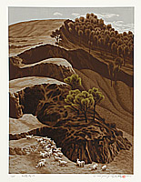 Li Yanpeng born 1958 - Back Hillside Dyed Green Again