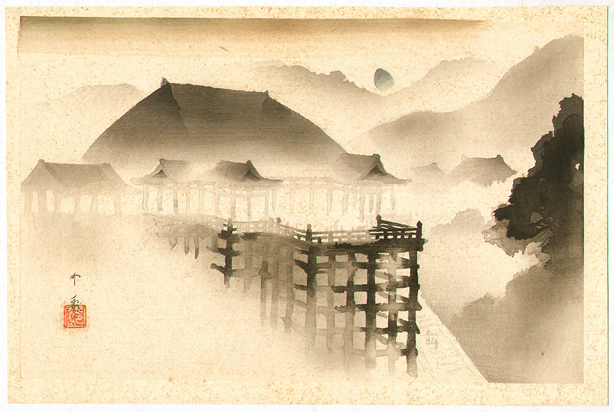 Domoto Insho: Kiyomizu Temple - Japanese Art Open Database - Ukiyo