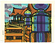 Clifton Karhu born 1927 - Kiyomizu Temple - artelino Art Auctions. Clifton Karhu born 1927 - Kiyomizu Temple