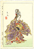 Sofu Matsuno 1899-1963 - Dance of Love - Twelve Months of Noh Pictures - artelino Art Auctions. Sofu Matsuno 1899-1963 - Dance of Love - Twelve Months of Noh Pictures