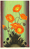 Waichi Hayashi born 1951 - The Light and Poppies