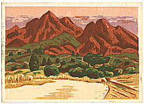Masao Maeda 1904-1974 - Foot of Mountain - artelino Art Auctions. Masao Maeda 1904-1974 - Foot of Mountain