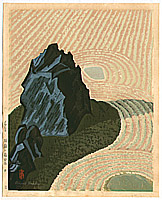 Masao Maeda 1904-1974 - Stone Garden - F - artelino Art Auctions. Masao Maeda 1904-1974 - Stone Garden - F