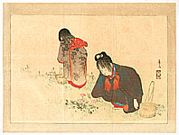 Eisen Tomioka 1864-1905 - Children and Flowers - artelino Art Auctions. Eisen Tomioka 1864-1905 - Children and Flowers