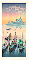 Ryusei Okamoto born 1949 - Venice (evening) - artelino Art Auctions. Ryusei Okamoto born 1949 - Venice (evening)