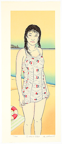 Ryusei Okamoto born 1949 - Mid Summer - First Love # 27 - artelino Art Auctions. Ryusei Okamoto born 1949 - Mid Summer - First Love # 27