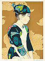 Ryusei Okamoto born 1949 - Summer Festival - Children of Asia - artelino Art Auctions. Ryusei Okamoto born 1949 - Summer Festival - Children of Asia