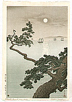 Koitsu Tsuchiya 1870-1949 - Akashi Beach - artelino Art Auctions. Koitsu Tsuchiya 1870-1949 - Akashi Beach