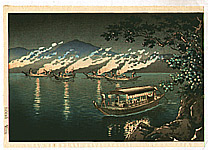 Koitsu Tsuchiya 1870-1949 - Fishing - artelino Art Auctions. Koitsu Tsuchiya 1870-1949 - Fishing