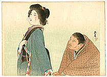 Eishun active early 20th C. - Conversation - artelino Art Auctions. Eishun active early 20th C. - Conversation