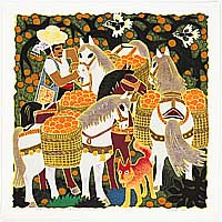 He Yongkun born 1953 - Kumquat Harvest