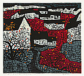 Kang Yongming born 1943 - Autumn Village - artelino Art Auctions. Kang Yongming born 1943 - Autumn Village