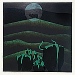Li Xiu born 1943 - The Moon Suspended in the Sky - artelino Art Auctions. Li Xiu born 1943 - The Moon Suspended in the Sky