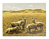 Li Yanpeng born 1958 - Picture of 5 Goats