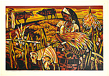 Zhang Xiaochun born 1959 - Hillside full of Yellow Flowers - artelino Art Auctions. Zhang Xiaochun born 1959 - Hillside full of Yellow Flowers