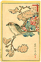Sugakudo Nakayama fl.1850-60 - Bird and Flowers - artelino Art Auctions. Sugakudo Nakayama fl.1850-60 - Bird and Flowers