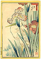Sugakudo Nakayama fl.1850-60 - Heron and Iris - artelino Art Auctions. Sugakudo Nakayama fl.1850-60 - Heron and Iris