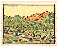 Unichi Hiratsuka 1895-1997 - Early Autumn in Nagatoro - artelino Art Auctions. Unichi Hiratsuka 1895-1997 - Early Autumn in Nagatoro