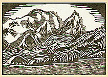 Sumio Kawakami 1895-1972 - Snowy Landscape in Alaska - Hanga vol.3 - artelino Art Auctions. Sumio Kawakami 1895-1972 - Snowy Landscape in Alaska - Hanga vol.3