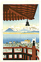 Hideo Nishiyama born 1911 - Mii Temple - artelino Art Auctions. Hideo Nishiyama born 1911 - Mii Temple
