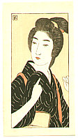 Goyo Hashiguchi 1880-1921 - Aiko - Demon Gold - artelino Art Auctions. Goyo Hashiguchi 1880-1921 - Aiko - Demon Gold