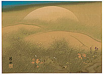 Baisen Hirai 1889-1969 - Musashino Plane in Autumn - artelino Art Auctions. Baisen Hirai 1889-1969 - Musashino Plane in Autumn
