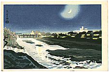Eiichi Kotozuka 1906-1979 - Kamo River - artelino Art Auctions. Eiichi Kotozuka 1906-1979 - Kamo River