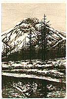 Daido Kato 1896-1965 - Early Winter at Kamikochi - artelino Art Auctions. Daido Kato 1896-1965 - Early Winter at Kamikochi