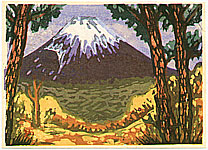 Gen Yamaguchi 1896-1976 - Mt. Fuji - artelino Art Auctions. Gen Yamaguchi 1896-1976 - Mt. Fuji
