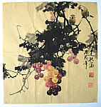 Jianqiu ZHANG born 1936 - Grapes and Birds - artelino Art Auctions. Jianqiu ZHANG born 1936 - Grapes and Birds