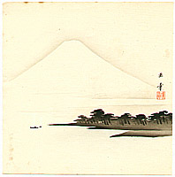 Gyokusho Kawabata 1842-1914 - Mt. Fuji and Pine Forest - artelino Art Auctions. Gyokusho Kawabata 1842-1914 - Mt. Fuji and Pine Forest