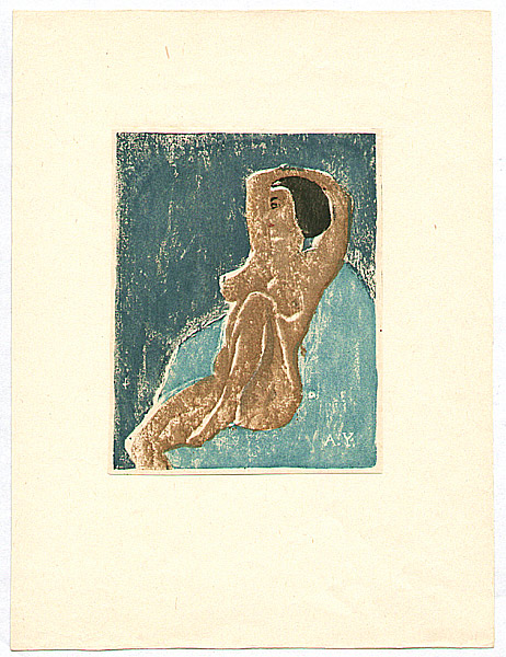 Akiyo Yamada fl.ca. 1940-50s - Nude - Ichimokushu Vol.6 - artelino Art Auctions. Akiyo Yamada fl.ca. 1940-50s - Nude - Ichimokushu Vol.6