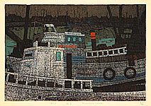 Ichiro Fukushima 1920-1975 - Ship - C - artelino Art Auctions. Ichiro Fukushima 1920-1975 - Ship - C