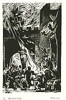 Gu Yuan 1919-1996 - Burning the Old Lease Contracts - artelino Art Auctions. Gu Yuan 1919-1996 - Burning the Old Lease Contracts