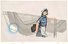 Zhu Shu Zheng born 1931 - Going Home under the Moonlight - artelino Art Auctions. Zhu Shu Zheng born 1931 - Going Home under the Moonlight