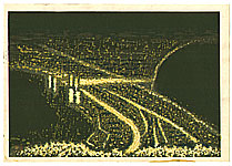 Masao Maeda 1904-1974 - Hakodate in the Night - artelino Art Auctions. Masao Maeda 1904-1974 - Hakodate in the Night
