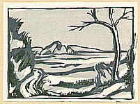 Yutaro Nakagawa 1910-1975 - Scenery of Ryunan - artelino Art Auctions. Yutaro Nakagawa 1910-1975 - Scenery of Ryunan