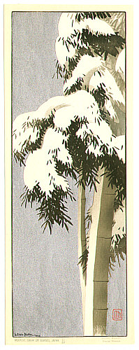 Lilian May Miller 1895-1943 - Morning Snow on Bamboo - B
