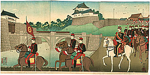 Yasuji Inoue 1864 - 1889 - Imperial Guards - artelino Art Auctions. Yasuji Inoue 1864 - 1889 - Imperial Guards