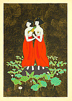 Ryusei Okamoto born 1949 - Dew - artelino Art Auctions. Ryusei Okamoto born 1949 - Dew