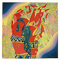 Hao Ping born 1952 - Flying Dance, Sound of the Far-off Drum