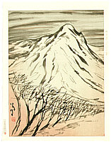 Yumeji Takehisa 1884-1934 - Mountain in Winter - artelino Art Auctions. Yumeji Takehisa 1884-1934 - Mountain in Winter