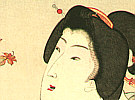 Chikanobu Toyohara 1838-1912 - Falling Leaves and Red Balloon - Azuma Fuzoku Nenju Gyoji - artelino Art Auctions. Chikanobu Toyohara 1838-1912 - Falling Leaves and Red Balloon - Azuma Fuzoku Nenju Gyoji