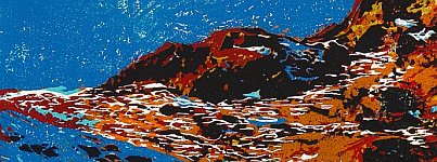 Zhu Rui born 1970 - Impression  of Sea and Grass Mountains No.1