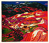 Zhu Rui born 1970 - South of Colorful Clouds - Red Land