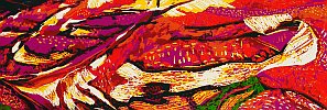 Zhu Rui born 1970 - South of Colorful Clouds - Red Land