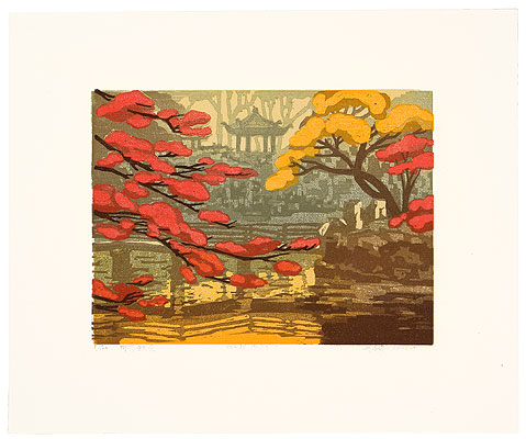 Liu Suying born 1957 - Autumn of Ke-Kiosk - artelino Art Auctions. Liu Suying born 1957 - Autumn of Ke-Kiosk
